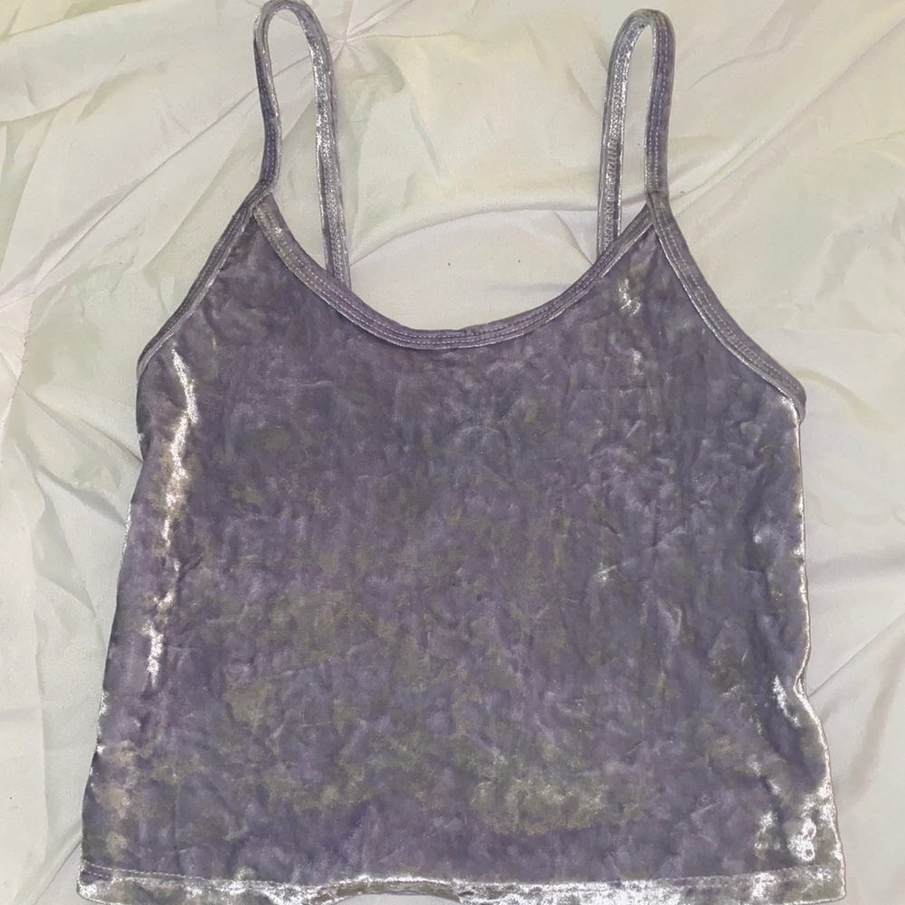 Velvet tank top